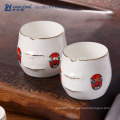 Wholesale Chinese traditional bone china ceramic Chinese Kungfu tea set